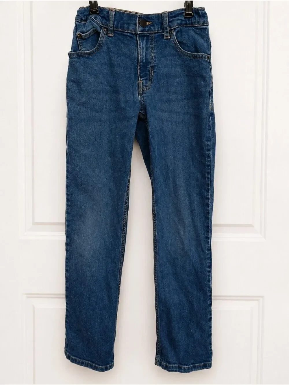 The Children’s Place Girls Blue Straight-Leg Jeans Size 14